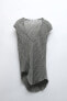 Zw collection 100% linen asymmetric top