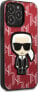 Karl Lagerfeld Etui Karl Lagerfeld KLHCP13LPMNIKPI Apple iPhone 13 Pro hardcase czerwony/red Monogram Ikonik Patch