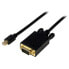 Фото #2 товара Адаптер-конвертер Mini DisplayPort к VGA 10 футов - mDP к VGA 1920x1200 - Черный - 3 м - mini DisplayPort - VGA (D-Sub) - Мужчина - Мужчина - Прямой