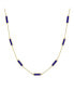Фото #1 товара The Lovery lapis Bar Chain Necklace