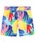 Kid Coral Swim Trunks 4