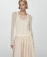 ფოტო #7 პროდუქტის Women's Pleated Midi Skirt