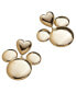 ფოტო #1 პროდუქტის Women's Mickey Mouse Gold Heart Earrings