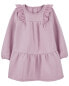 Toddler Long-Sleeve Fleece Dress 2T