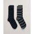 Фото #1 товара GANT Bar And Solid socks 2 Pairs