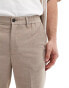 Фото #4 товара Ben Sherman elasticated waistband suit trouser in beige