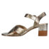 Фото #3 товара VANELi Morel Metallic Sling Back Womens Brown Casual Sandals 308874