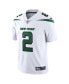 Фото #3 товара Men's Zach Wilson Spotlight White New York Jets Vapor Limited Jersey