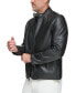 Фото #3 товара Men's Viceroy Sleek Leather Racer Jacket