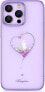 Фото #1 товара Kingxbar Kingxbar Wish Series etui iPhone 14 Pro ozdobione kryształami fioletowe