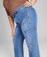 Фото #4 товара Trendy Plus Size Utility Jeans