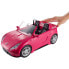 Barbie Estate Play Vehicle Signature Pink Convertible with Seat Belts