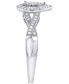 ფოტო #5 პროდუქტის Diamond Teardrop Ring (1/5 ct. t.w.) in Sterling Silver
