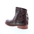 Фото #6 товара Bed Stu Craven F311010 Womens Brown Leather Slip On Ankle & Booties Boots