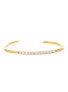 ფოტო #1 პროდუქტის Cubic Zirconia Pave Set Open Bangle