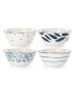 Фото #1 товара Blue Bay Set/4 Assorted Dessert/Sorbet Bowls