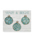 Фото #1 товара Kathleen Parr Mckenna Coastal Holiday Ornament VIII Sandy and Bright Canvas Art - 15" x 20"