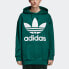 Толстовка мужская Adidas originals Tref Over Hood, зеленая L - фото #3