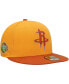 Фото #1 товара Men's Gold, Rust Houston Rockets 59FIFTY Fitted Hat