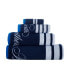 Фото #3 товара Nautical Blanket Stripe 4 Piece Turkish Cotton Hand Towel Set