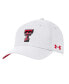 Фото #1 товара Men's White Texas Tech Red Raiders CoolSwitch AirVent Adjustable Hat