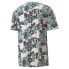 Фото #4 товара Puma Classics Summer Resort Floral Crew Neck Short Sleeve T-Shirt Mens Multi Cas