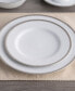 Фото #4 товара Whiteridge Platinum Set Of 4 Salad Plates, 8-1/4"