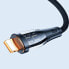 Фото #2 товара Kabel przewód z inteligentnym wyłącznikiem USB-A - iPhone Lightning 1.2m - czarny