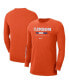 Фото #2 товара Men's Orange Clemson Tigers Word Long Sleeve T-shirt