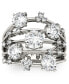 Фото #5 товара Кольцо Charles & Colvard Galactic Sparkle, 14k White Gold