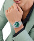 ფოტო #5 პროდუქტის Men's Date Superlative Stainless Steel Bracelet Watch 42mm
