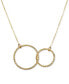 ფოტო #1 პროდუქტის Interlocking Circle Pendant Necklace in 10k Gold