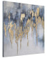 Фото #2 товара Golden Lighting 2 Textured Glitter Hand Painted Canvas Wall Art, 36" x 36"
