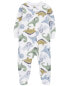 Фото #26 товара Baby Dinosaur Fleece Zip-Up Footie Sleep & Play Pajamas Preemie (Up to 6lbs)