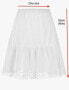 Фото #3 товара Steindl Trachten München-Salzburg Costume Underskirt for Dirndl White - 100% Cotton - 53 cm (Mini) 62 cm (Midi) 80 cm (3/4 Length)