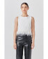 ფოტო #2 პროდუქტის Women's Feather Trim Top