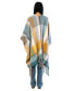 ფოტო #5 პროდუქტის Plaid Fringe Cape Sweater