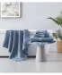 Solid Turkish Cotton Towel Set, 6 Piece