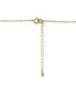 ფოტო #4 პროდუქტის Cubic Zirconia Moon Disc Pendant Necklace, 16" + 2" extender, Created for Macy's