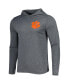 Фото #2 товара Men's Gray Clemson Tigers Hoodie Long Sleeve T-shirt