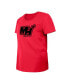 ფოტო #3 პროდუქტის Women's Red Miami Heat 2023/24 City Edition T-shirt