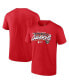 ფოტო #1 პროდუქტის Men's Red Florida Panthers 2024 Eastern Conference Champions Hometown T-Shirt