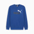Puma Essentials TwoTone Logo Crew Neck Sweatshirt Mens Blue 58676221