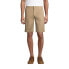 Men's School Uniform 11" Plain Front Blend Chino Shorts