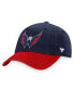 Фото #5 товара Бейсболка регулируемая Fanatics мужская с названием Washington Capitals основной логотип - Navy, Red