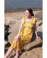 ფოტო #6 პროდუქტის Landscape Sleeveless Smocked Midi Dress