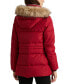 ფოტო #2 პროდუქტის Women's Faux-Fur-Trim Hooded Puffer Coat, Created for Macy's