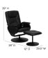 Фото #13 товара Massaging Multi-Position Recliner With Deep Side Pockets And Ottoman With Wrapped Base