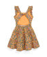 ფოტო #2 პროდუქტის Toddler and Little Girls Floral Ruffled Cotton Jersey Dress