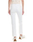 Фото #2 товара Dl1961 Mara Straight Mid-Rise White Frayed Instasculpt Ankle Jean Women's White